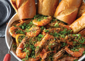 NOLA BBQ Shrimp New Orleans-Style BBQ Shrimp is a delicious celebration of Louisiana’s culinary heritage, featuring delicate, slightly sweet shrimp bathed in a buttery, kicked-up sauce infused with garlic, Worcestershire sauce, Cajun seasoning, and a hint of hot sauce.