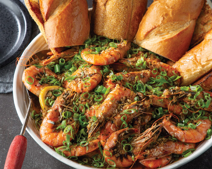 New Orleans-Style BBQ Shrimp is a delicious celebration of Louisiana’s culinary heritage, featuring delicate, slightly sweet shrimp bathed in a buttery, kicked-up sauce infused with garlic, Worcestershire sauce, Cajun seasoning, and a hint of hot sauce.