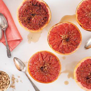 Roasted Grapefruit with Pecan Sugar