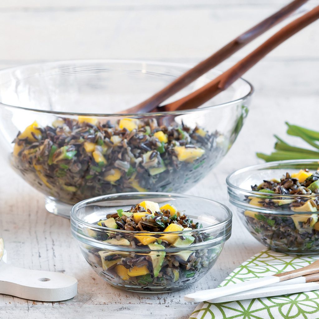 Wild Rice, Mango, and Avocado Salad