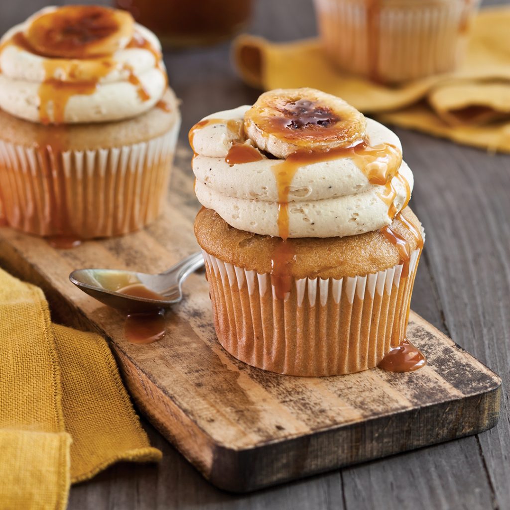 Bananas Foster Cupcakes