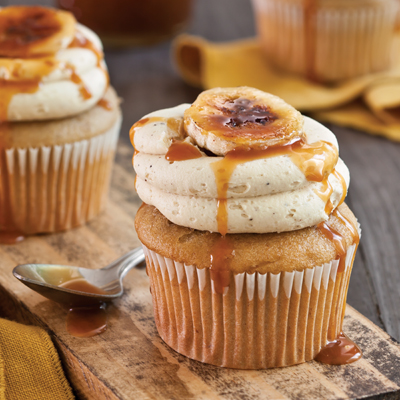 Our Favorite Mardi Gras Sweet Treats - Page 10  Bananas Foster Cupcakes