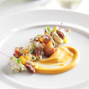 2013 Chefs to Watch - Chef Michael Gulotta  Salad of Blue Crab and Candied Acorn Squash