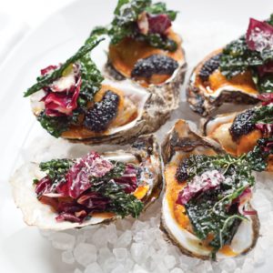 2013 Chefs to Watch - Chef Daniel Causgrove  Roasted Oysters with Fried Kale