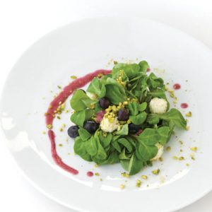 2012 Chefs to Watch - Lindsay Mason  Goat Cheese and Blueberry Salad