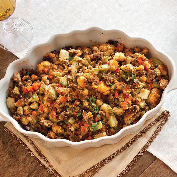 5 Louisiana Dressings to Add to Your Thanksgiving Menu - Page 3  Mirliton Cornbread Dressing