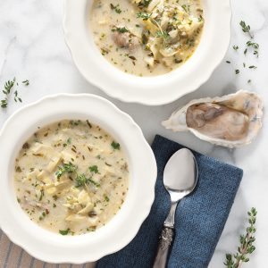Oyster Artichoke Soup