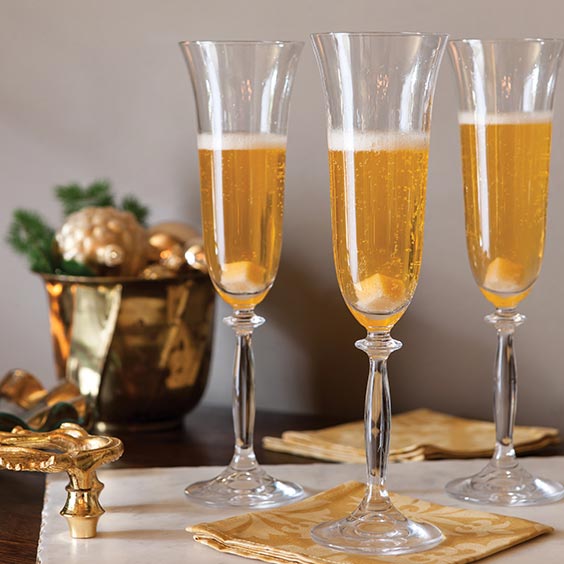 13 Holiday Cocktails Made for Your Next Get Together - Page 11  satsuma champagne cocktail