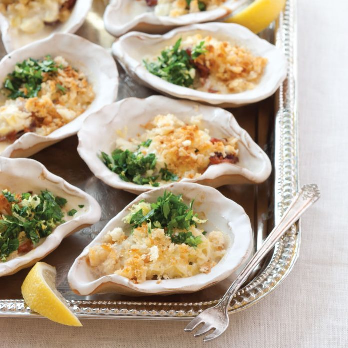 Baked Oysters with Gremolata