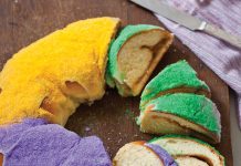 Creole Cream Cheese and Satsuma King Cake