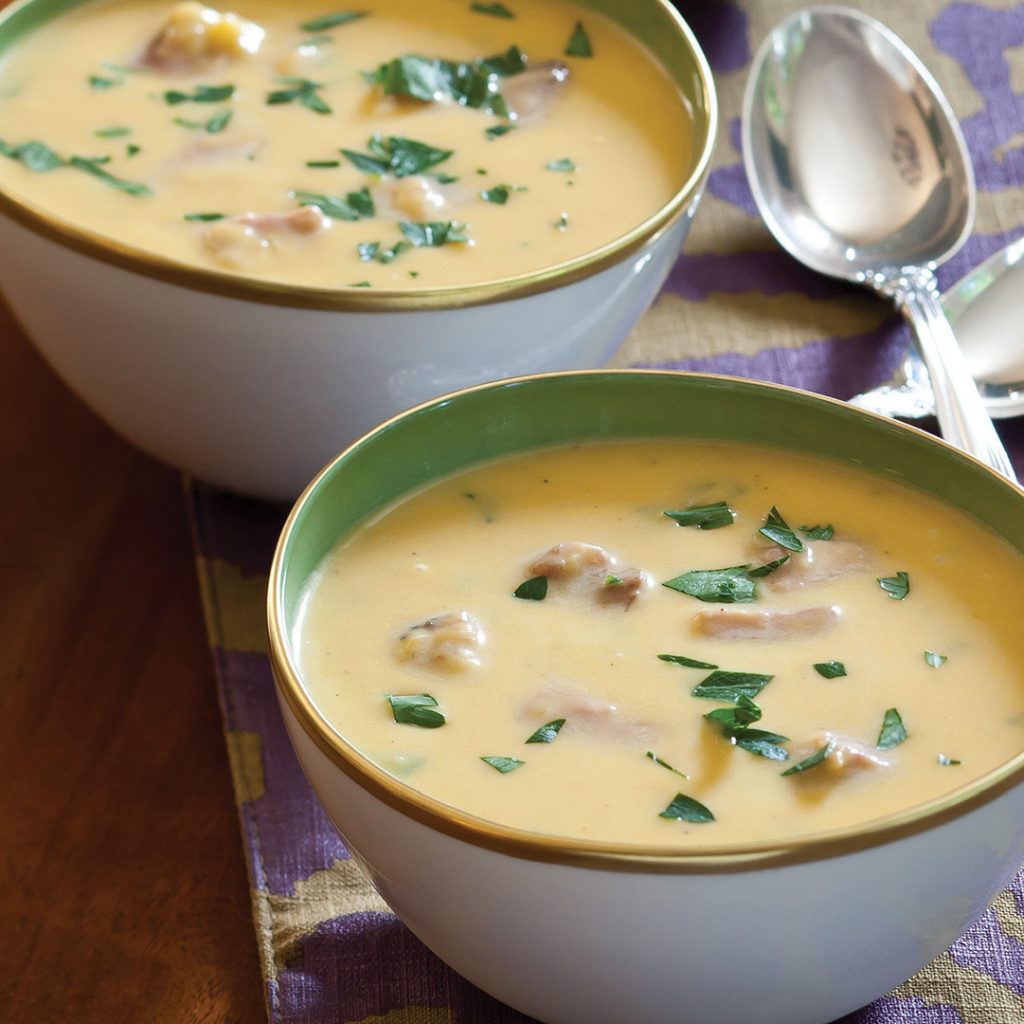 Sweet Potato and Tasso Soup