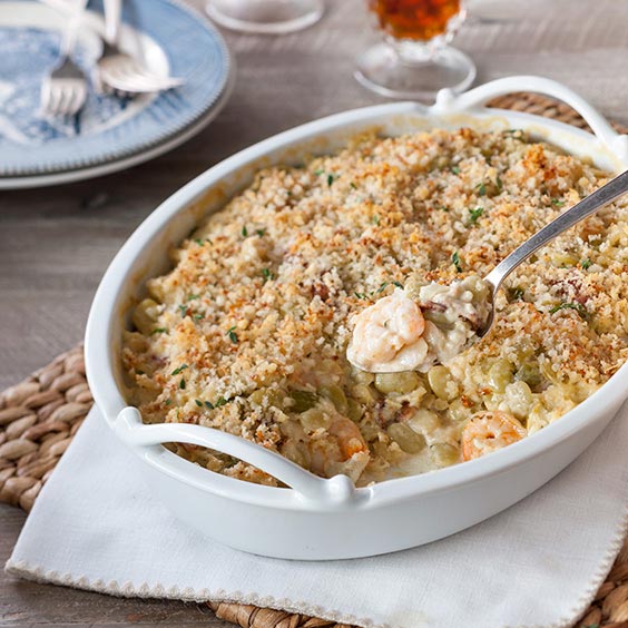 12 Sides Made for your Cajun-Creole Thanksgiving - Page 12  Lima Bean and Shrimp Casserole