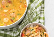 Creole White Beans with Shrimp