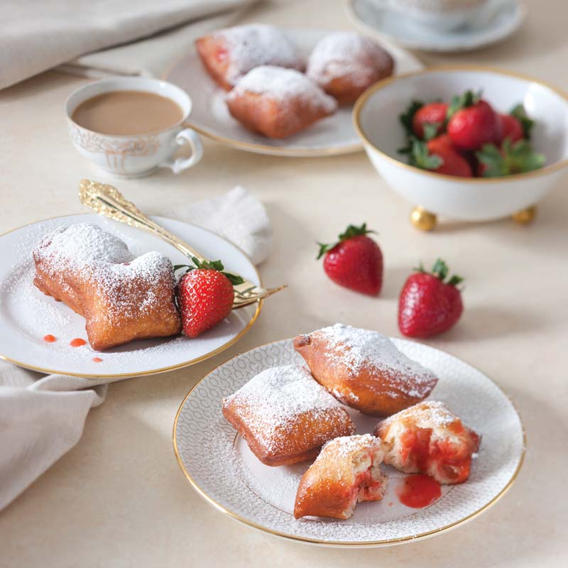 Our Favorite Mardi Gras Sweet Treats - Page 5  Strawberry Jam Beignets