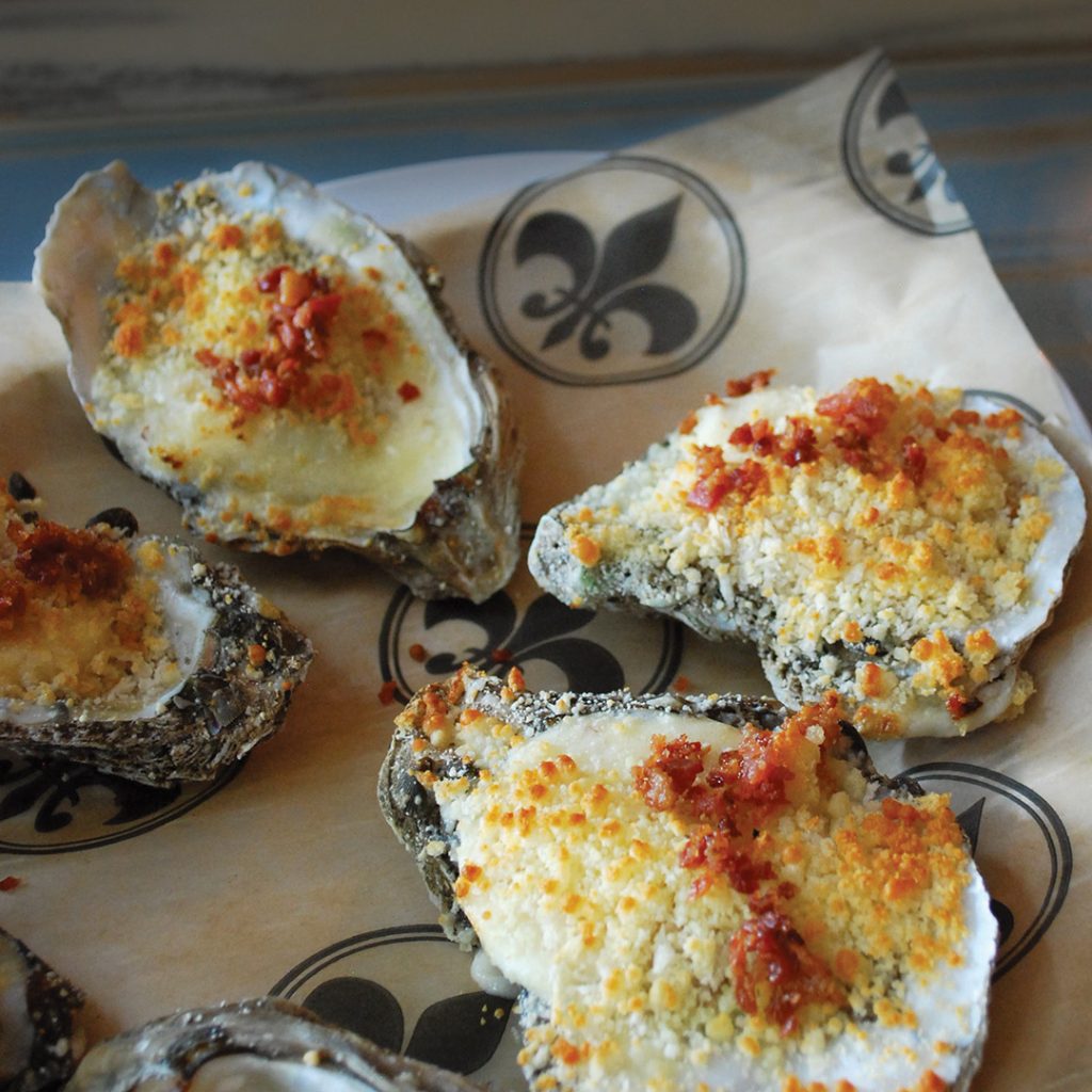 Brie and Bacon Oysters
