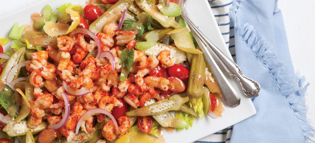 Bloody Mary Crawfish Salad