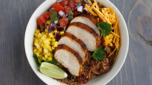 Red Beans and Rice Burrito Bowl