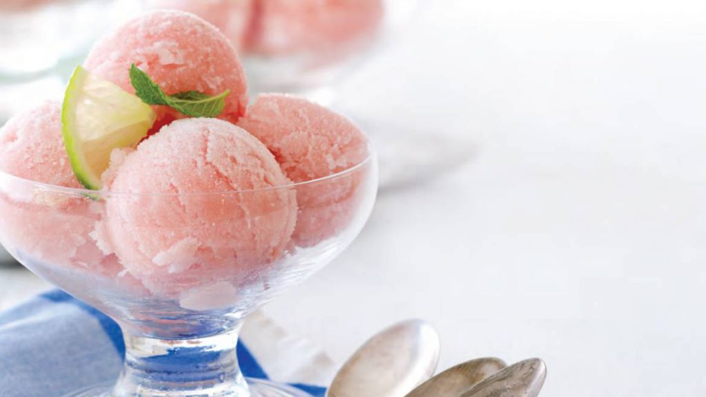 Watermelon-Lime Sorbet
