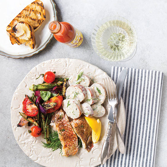 Whole Fish Cookout - Louisiana Cookin' Out of all the incredible seafood that comes from Louisiana’s fertile waters, red snapper is one of our all-time favorites. The versatile fish can be used in a variety of recipes, and this summer, we decided to highlight its beautiful flavor by grilling it whole. The wonderful thing about grilling with whole fish is that 