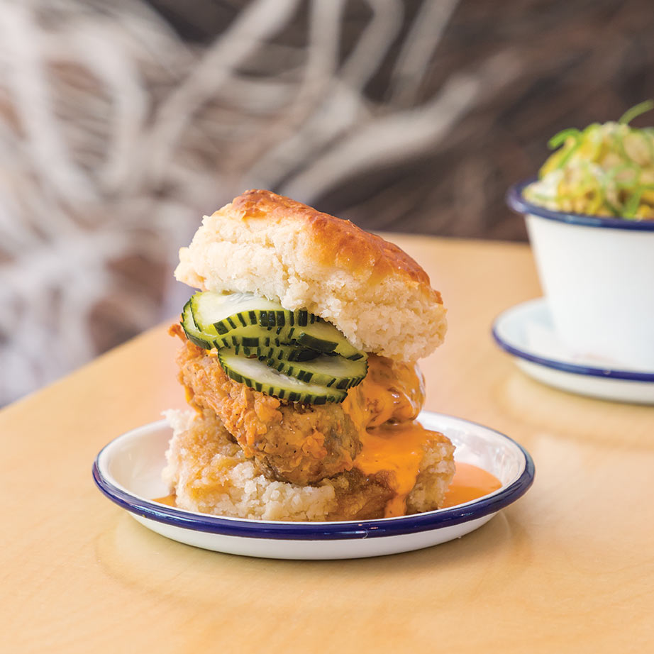 Mandeville’s Hambone Serves Up Comfort - Louisiana Cookin' In a quaint, red-roofed cottage just steps away from Lake Pontchartrain in Mandeville, Luke and Marci Hidalgo are turning out elevated yet accessible Southern comfort food at Hambone. Immediately, it evokes the sense of visiting family or old friends, a feeling Luke and Marci hope guests experience—from the atmosphere to the food itself—each time they 