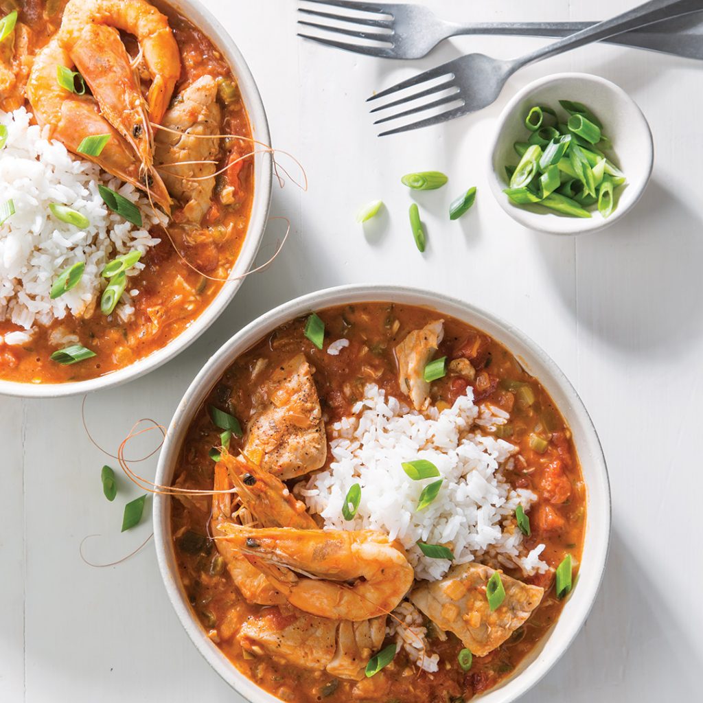 Redfish and Shrimp Couvillion