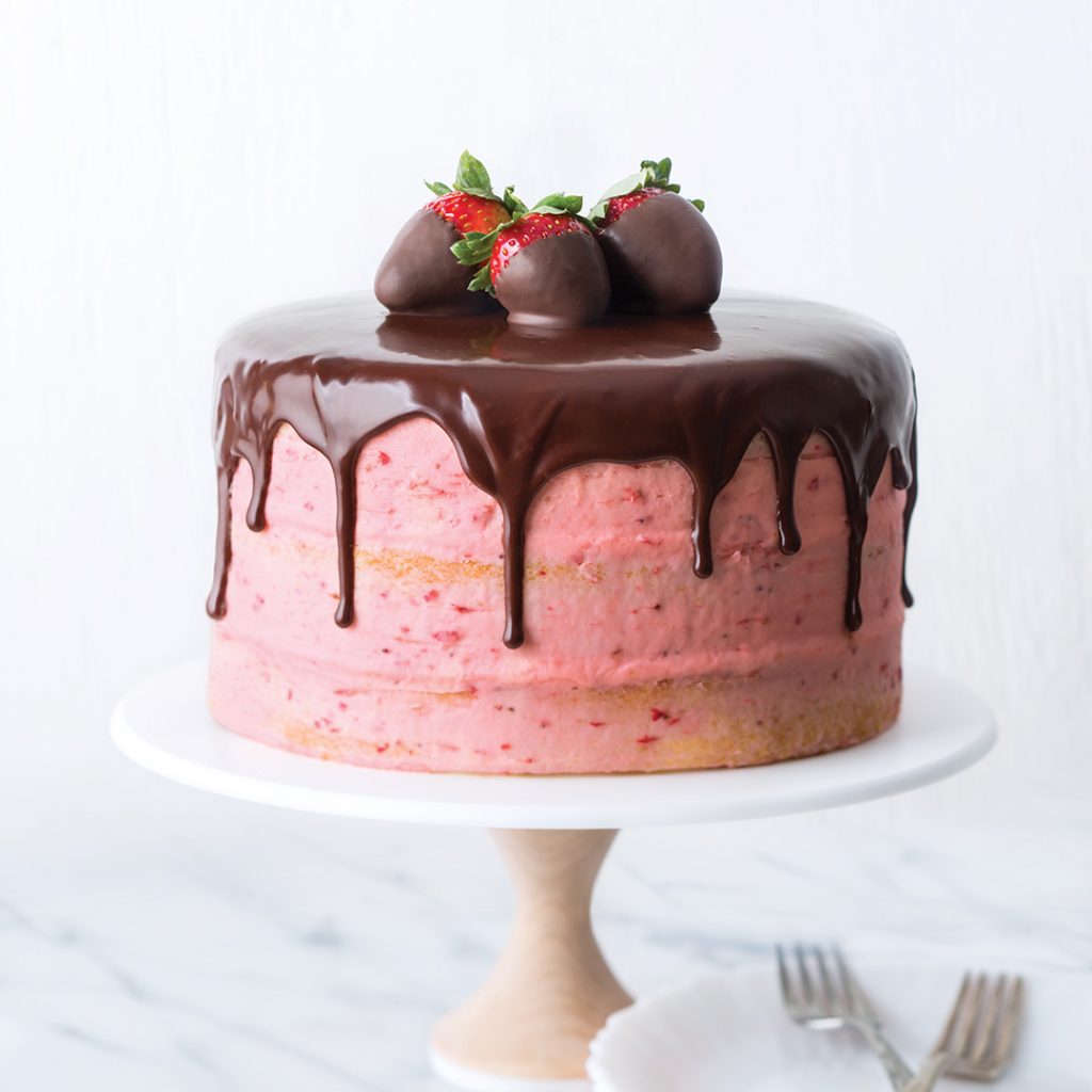 Chocolate-Strawberry Queen Cake