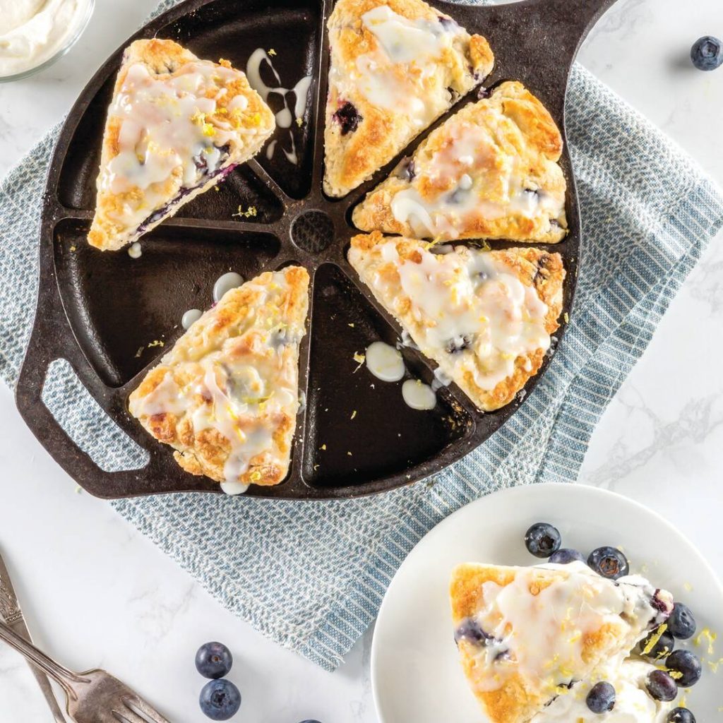 Blueberry Shortcakes with Creole Cream Cheese Whipped Cream