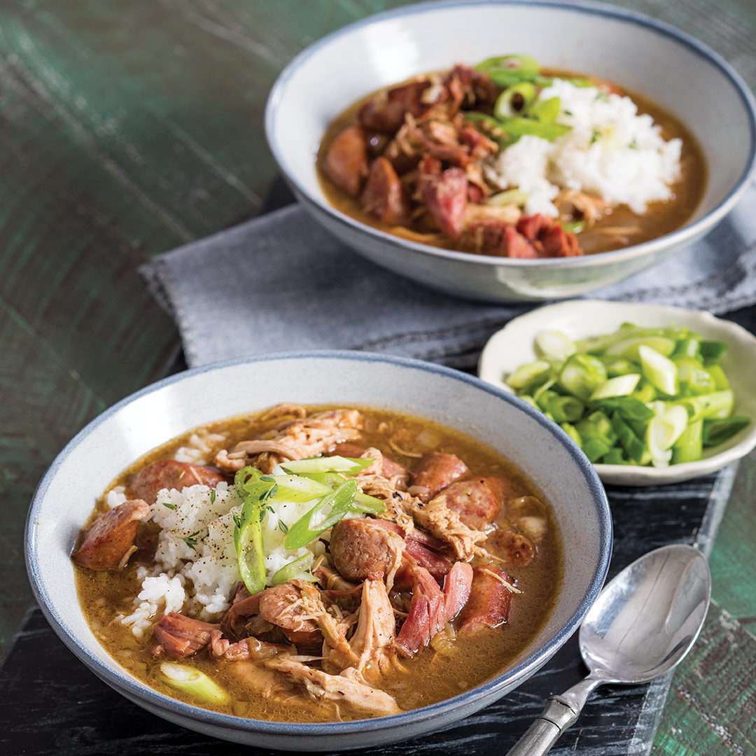 Chicken and Andouille Sausage Gumbo  