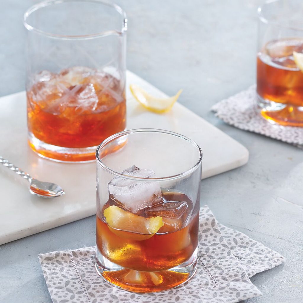 Split-Base Rye and Rum Sazerac