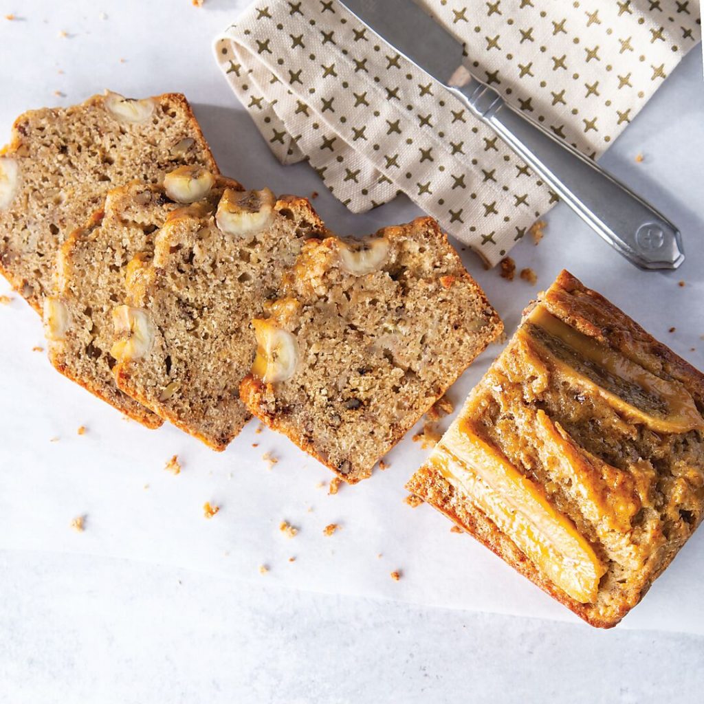 Bananas Foster Banana Bread