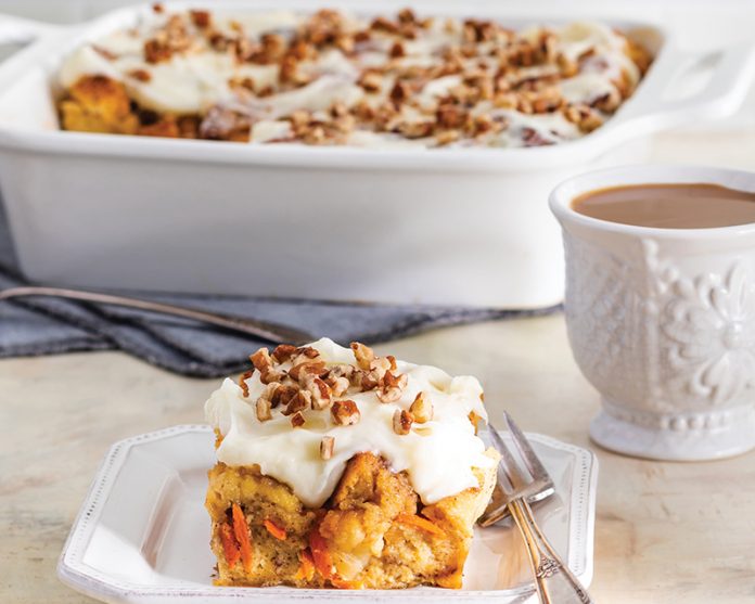 Carrot Cake Bread Pudding