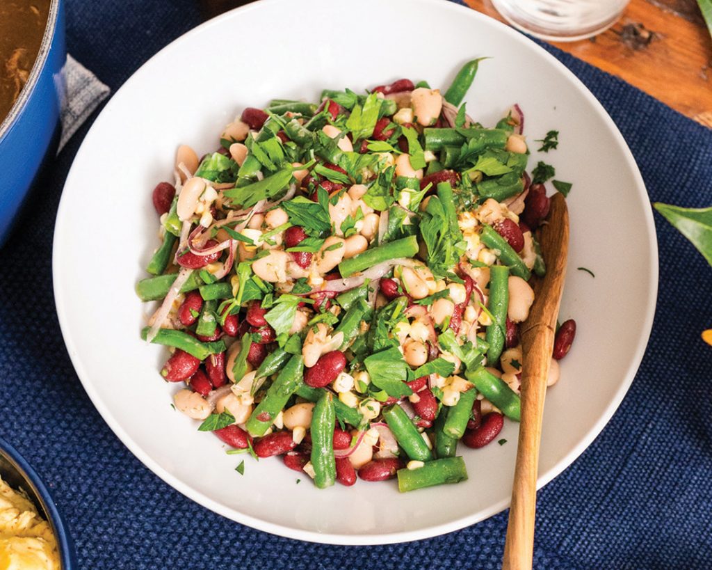Three Bean Salad with Citrus Vinaigrette