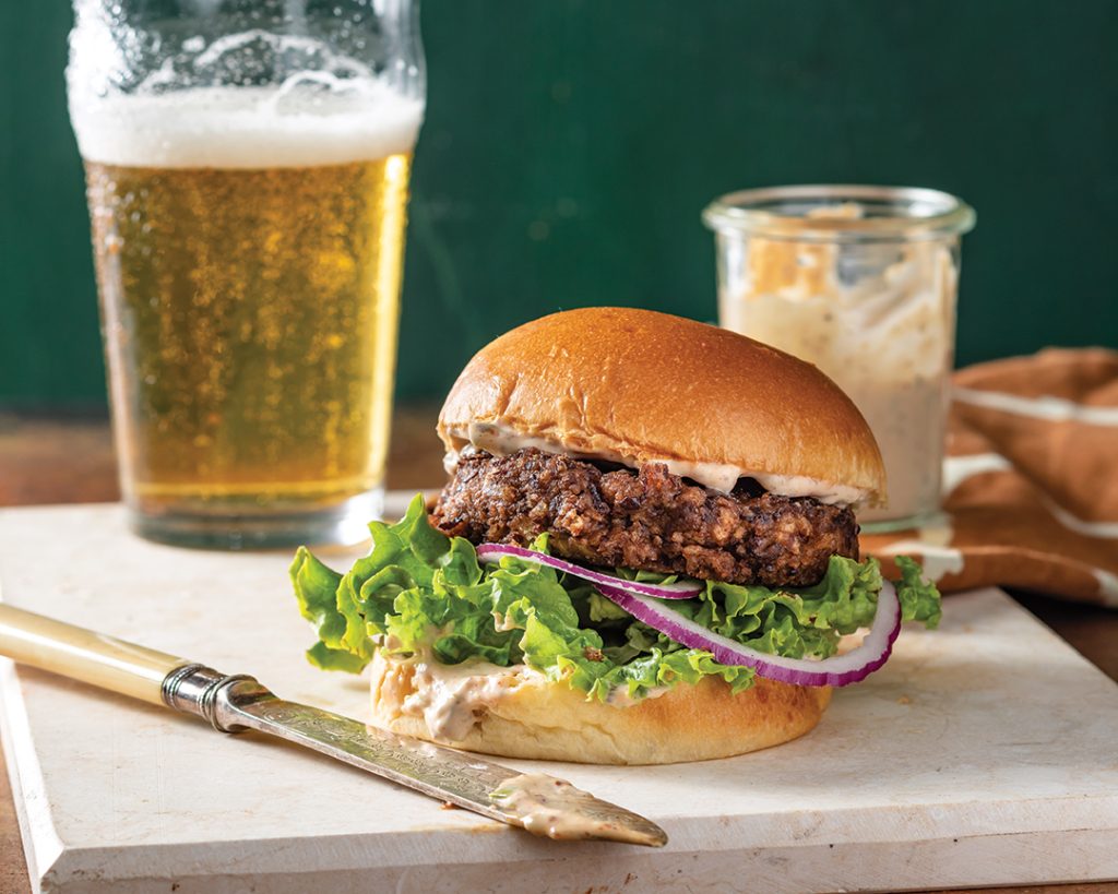Creole Black Bean Burgers