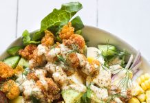 Refresh Dinner Time with a Spring Salad with Tony Chachere’s Dressing