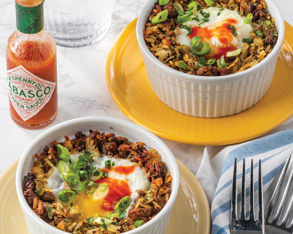 Dirty Rice Breakfast Bowls