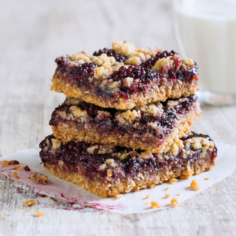 Blackberry Crumble Bars