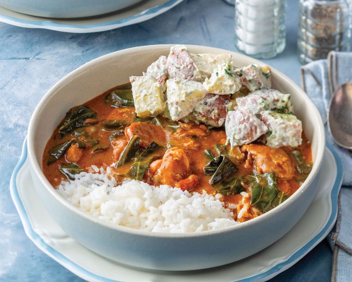 Chicken and Collard Greens Gumbo