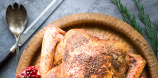 A Delicious Holiday Feast with Tony Chachere’s® Cajun Jambalaya Stuffed Roasted Turkey with Tony Chachere's