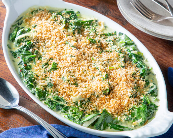 Cajun Creamed Spinach