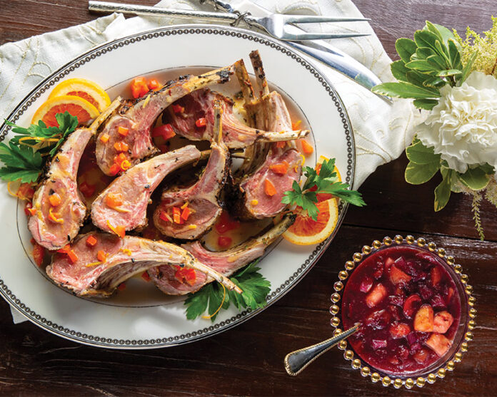 Marinated Lamb Chops with Citrus Butter