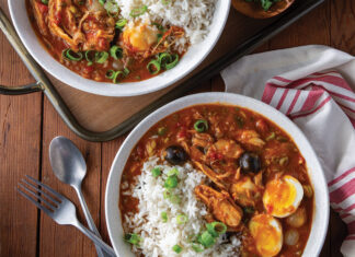 Rabbit Sauce Piquante In South Louisiana, sauce piquante is a smothered rice dish featuring a tangy, spicy sauce. Versatile as it is bold, Chef Jean-Paul Bourgeois’ Rabbit Sauce Piquante is perfect with nearly any protein (including seafood)!