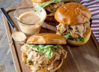 Crawfish Boil Hot Fried Chicken Sandwich Fried Chicken Sandwich