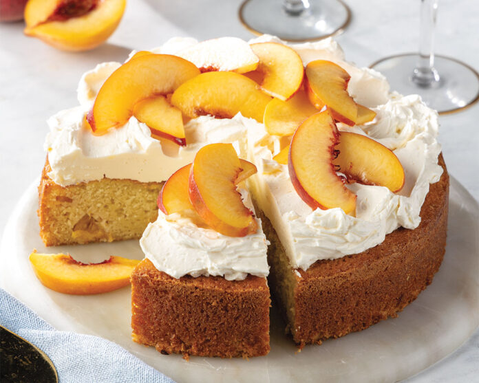 Peach-Buttermilk Cake