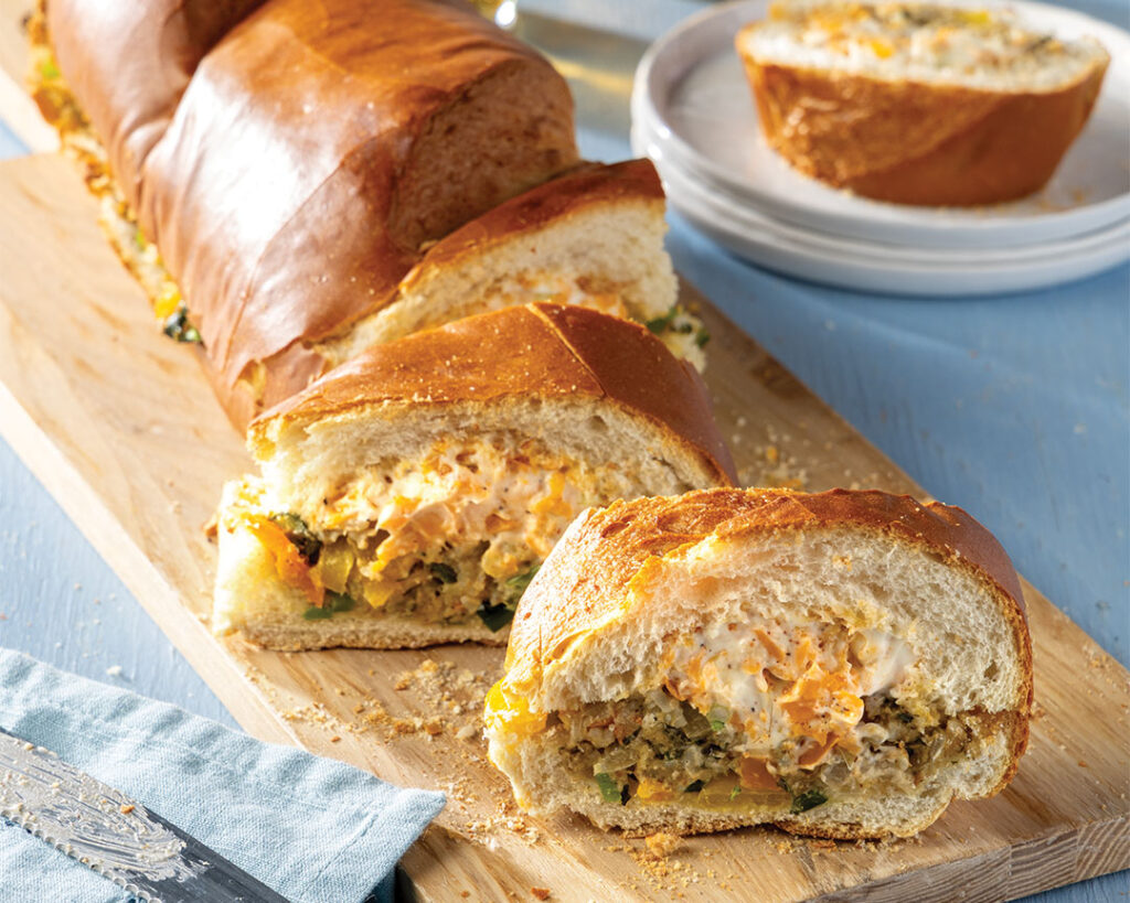 Boudin-Stuffed French Bread
