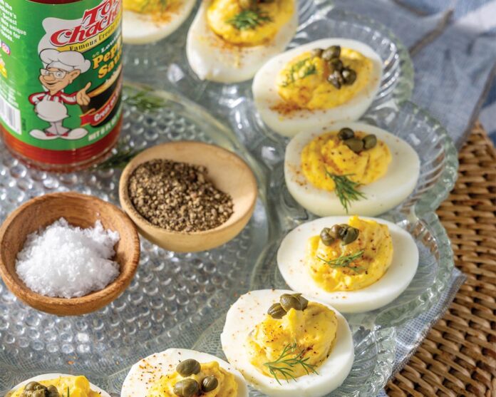 Cajun Deviled Eggs