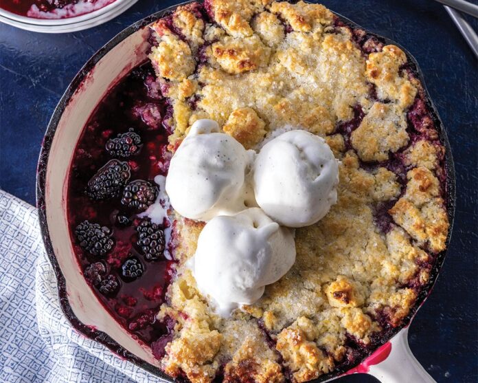 Blackberry Shortcake Cobbler