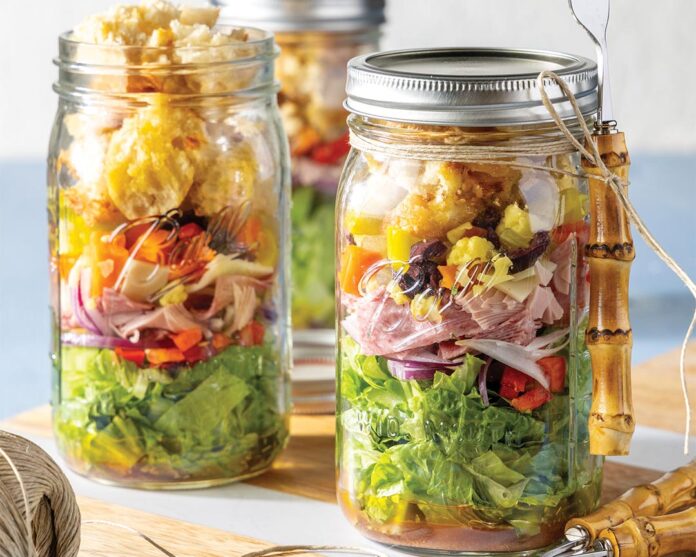 Muffuletta Chopped Salad