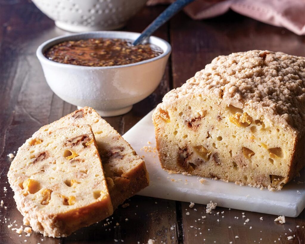 Peach Cobbler Pound Cake