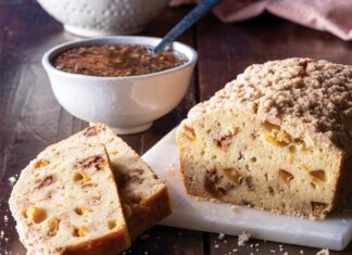 Peach Cobbler Pound Cake Peach Cobbler Pound Cake