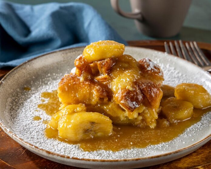 Bananas Foster Bread Pudding